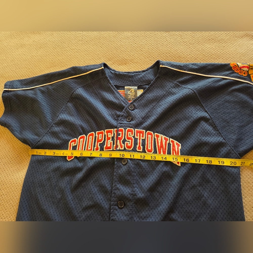Cooperstown All Star village Blue Jersey #11 Adult Small Preowned jersey - Picture 6 of 13